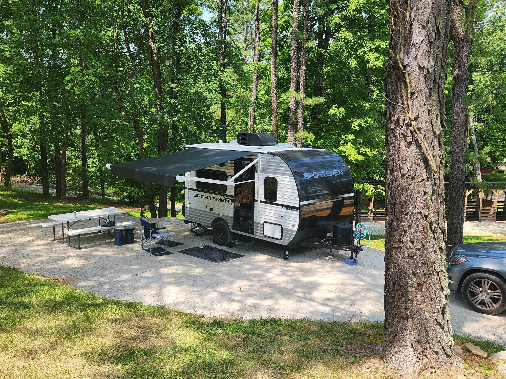 Hocking Hills campground near Old Man’s Cave