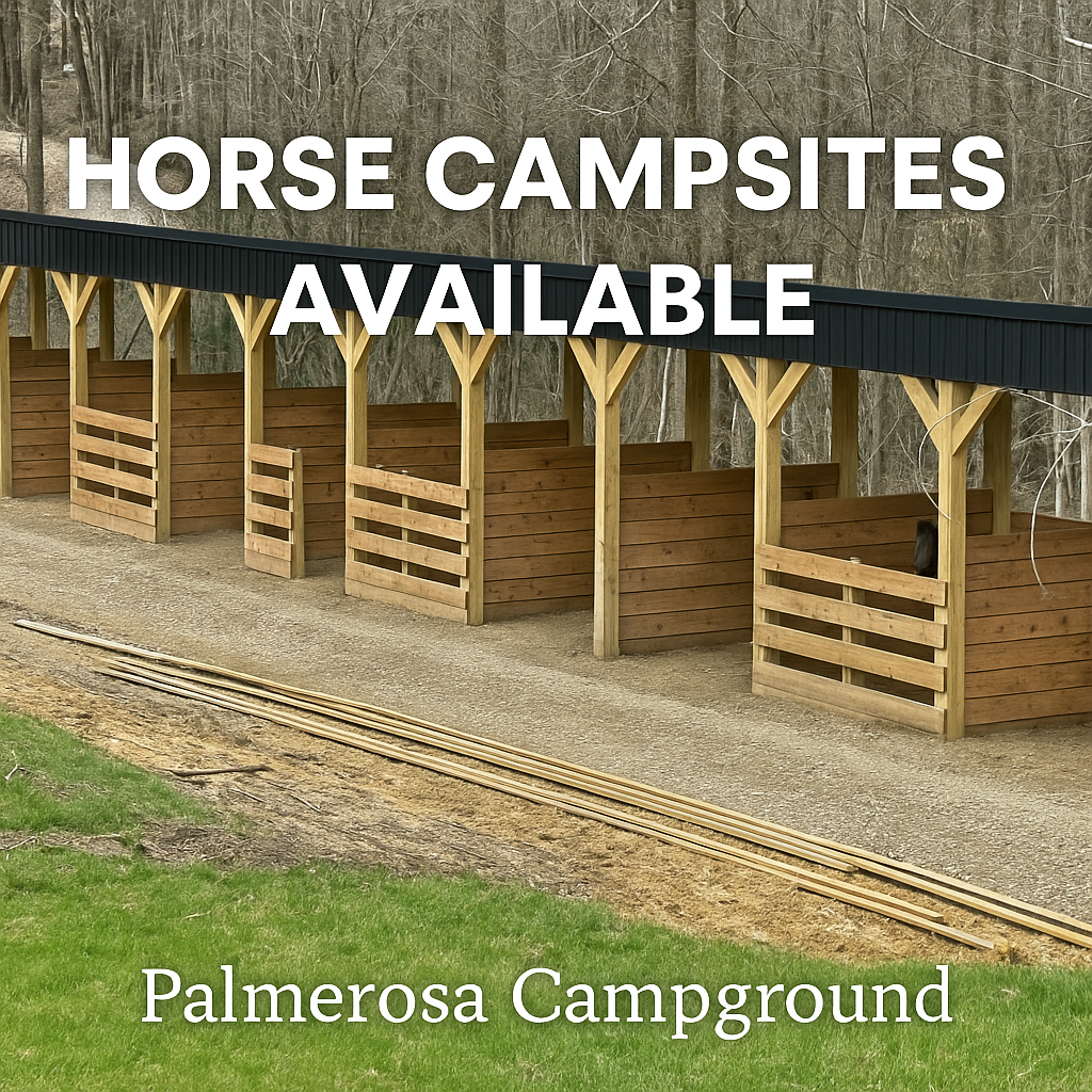 Covered Horse Stalls in the Hocking Hills
